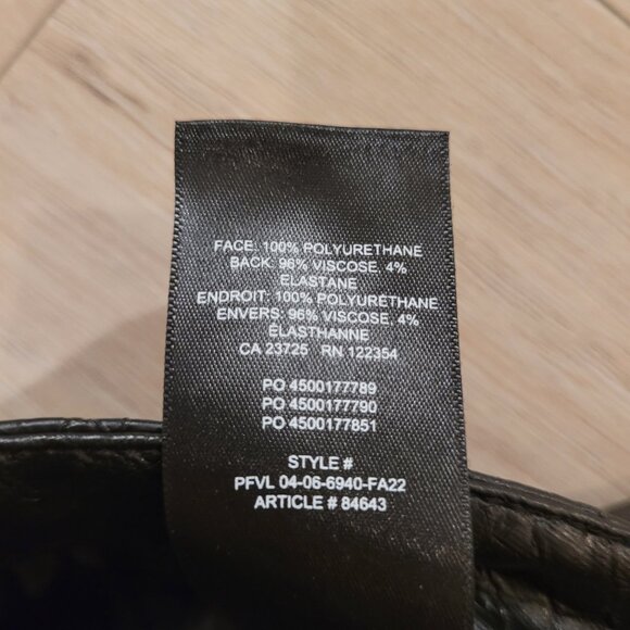 NWT WILFRED | Aritzia The Melina Pant Vegan Leather Python Snake Print | Sz. 6 - Picture 10 of 12